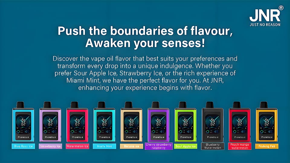 JNR® Phone Vape 30k Disposable Vape Stylish Phone Design Demand Vape Product Description Figure 6